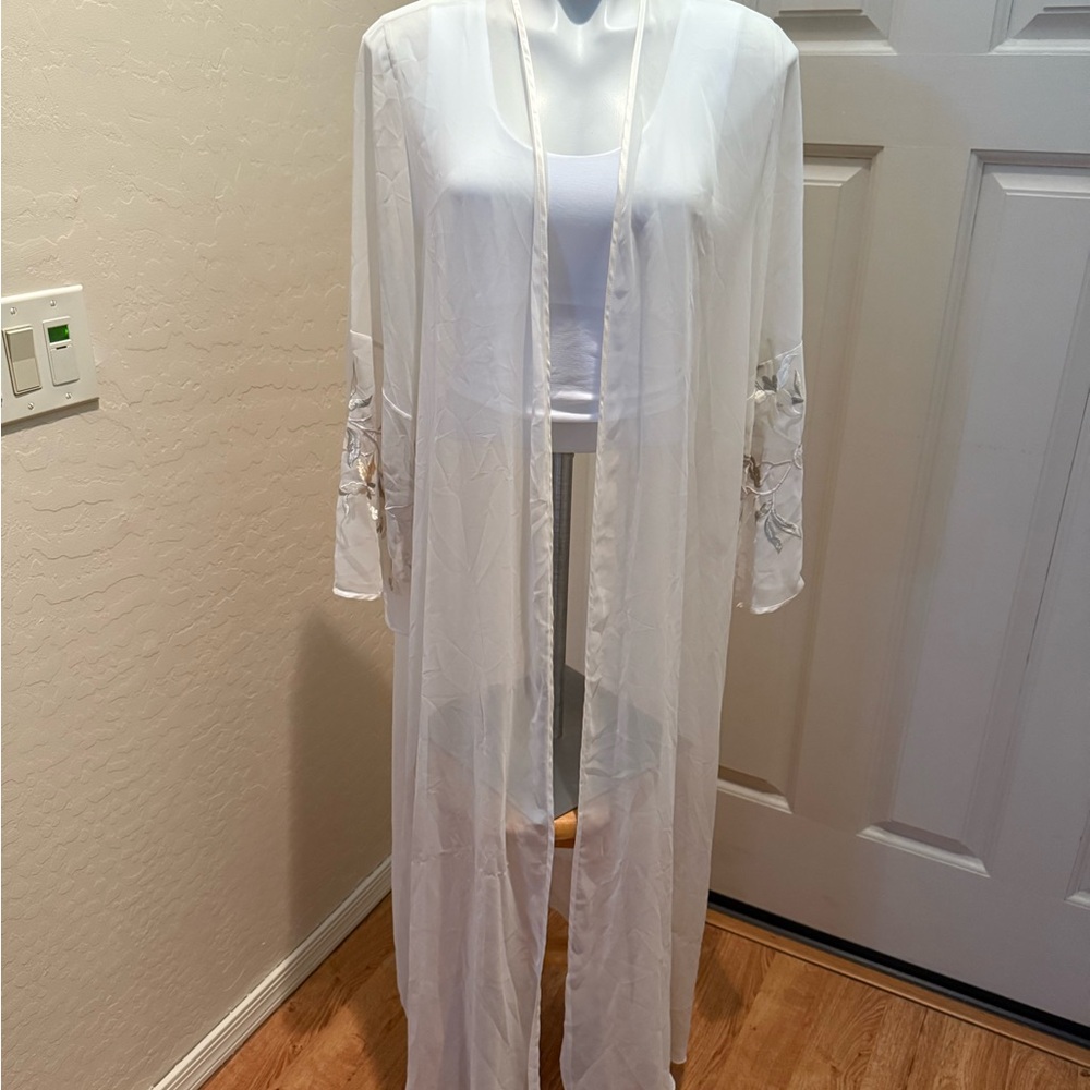 Flora Nikrooz Sheer White Cover-Up